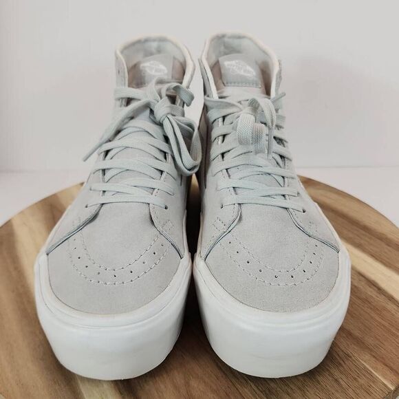 Vans Sk8-Hi Tapered Stackform Sneakers Men's 8.5 / Women's 10 Gray Suede - Picture 2 of 11